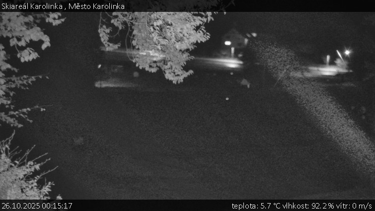 Skiareál Karolinka  - Město Karolinka - 26.10.2025 v 00:15 Skiareál Karolinka  - Město Karolinka - 26.10.2025 v 00:15
