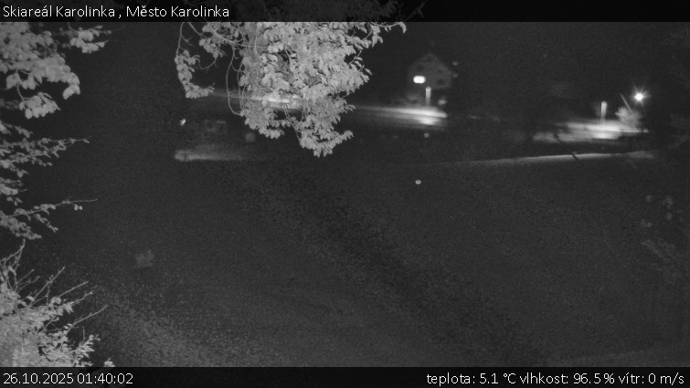 Skiareál Karolinka  - Město Karolinka - 26.10.2025 v 01:40 Skiareál Karolinka  - Město Karolinka - 26.10.2025 v 01:40