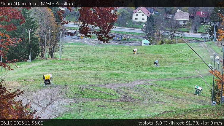 Skiareál Karolinka  - Město Karolinka - 26.10.2025 v 11:55 Skiareál Karolinka  - Město Karolinka - 26.10.2025 v 11:55