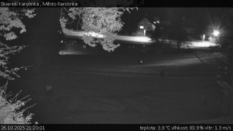 Skiareál Karolinka  - Město Karolinka - 26.10.2025 v 21:20 Skiareál Karolinka  - Město Karolinka - 26.10.2025 v 21:20