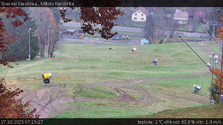 Skiareál Karolinka  - Město Karolinka - 27.10.2025 v 07:15 Skiareál Karolinka  - Město Karolinka - 27.10.2025 v 07:15