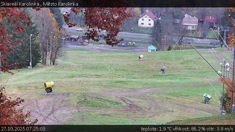 Skiareál Karolinka  - Město Karolinka - 27.10.2025 v 07:25 Skiareál Karolinka  - Město Karolinka - 27.10.2025 v 07:25