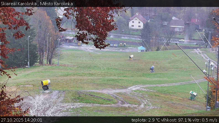 Skiareál Karolinka  - Město Karolinka - 27.10.2025 v 14:20 Skiareál Karolinka  - Město Karolinka - 27.10.2025 v 14:20