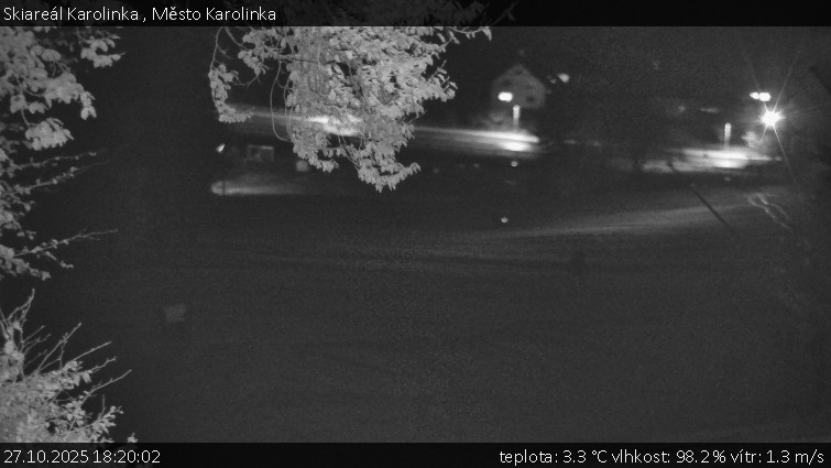 Skiareál Karolinka  - Město Karolinka - 27.10.2025 v 18:20 Skiareál Karolinka  - Město Karolinka - 27.10.2025 v 18:20