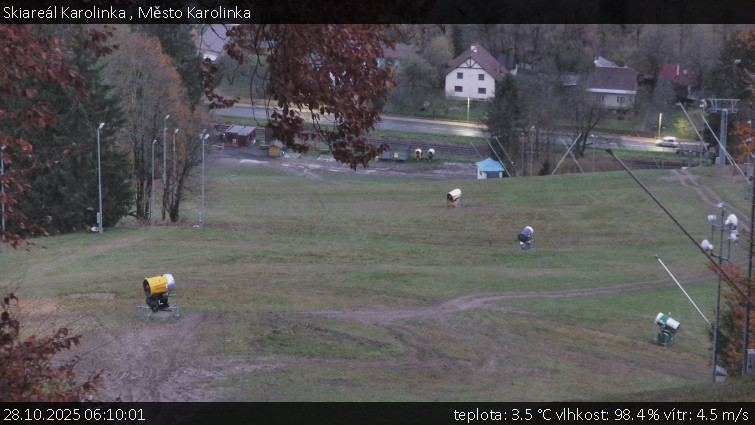 Skiareál Karolinka  - Město Karolinka - 28.10.2025 v 06:10 Skiareál Karolinka  - Město Karolinka - 28.10.2025 v 06:10