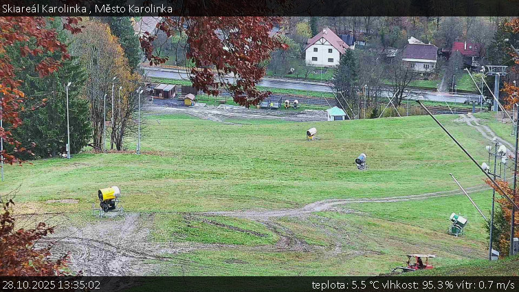 Skiareál Karolinka  - Město Karolinka - 28.10.2025 v 13:35 Skiareál Karolinka  - Město Karolinka - 28.10.2025 v 13:35