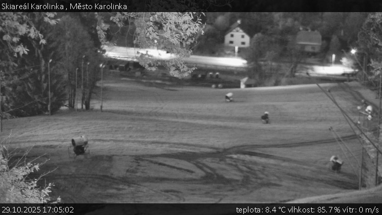 Skiareál Karolinka  - Město Karolinka - 29.10.2025 v 17:05 Skiareál Karolinka  - Město Karolinka - 29.10.2025 v 17:05