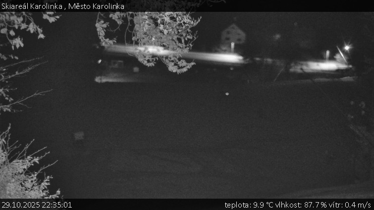 Skiareál Karolinka  - Město Karolinka - 29.10.2025 v 22:35 Skiareál Karolinka  - Město Karolinka - 29.10.2025 v 22:35