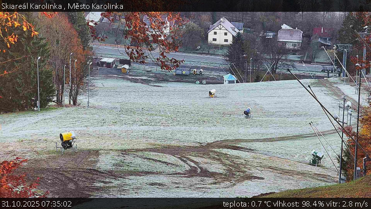 Skiareál Karolinka  - Město Karolinka - 31.10.2025 v 07:35 Skiareál Karolinka  - Město Karolinka - 31.10.2025 v 07:35