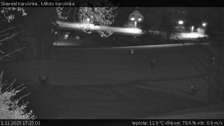Skiareál Karolinka - Město Karolinka - 1.11.2025 v 17:25 Skiareál Karolinka - Město Karolinka - 1.11.2025 v 17:25
