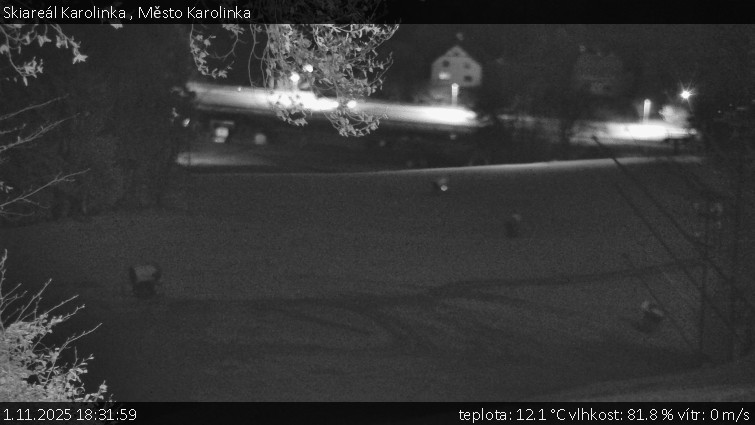 Skiareál Karolinka - Město Karolinka - 1.11.2025 v 18:31 Skiareál Karolinka - Město Karolinka - 1.11.2025 v 18:31
