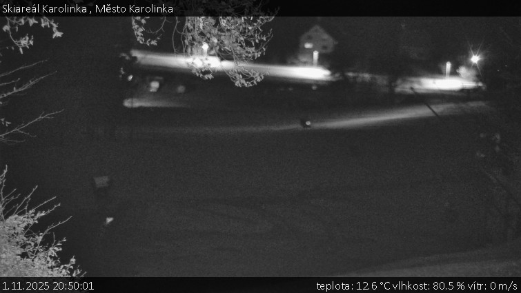 Skiareál Karolinka - Město Karolinka - 1.11.2025 v 20:50 Skiareál Karolinka - Město Karolinka - 1.11.2025 v 20:50