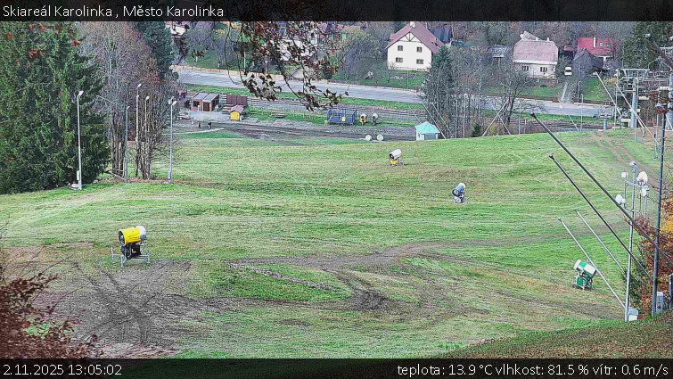 Skiareál Karolinka - Město Karolinka - 2.11.2025 v 13:05 Skiareál Karolinka - Město Karolinka - 2.11.2025 v 13:05