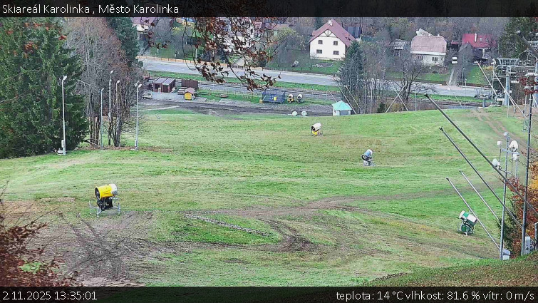 Skiareál Karolinka - Město Karolinka - 2.11.2025 v 13:35 Skiareál Karolinka - Město Karolinka - 2.11.2025 v 13:35