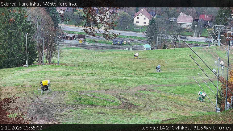 Skiareál Karolinka - Město Karolinka - 2.11.2025 v 13:55 Skiareál Karolinka - Město Karolinka - 2.11.2025 v 13:55