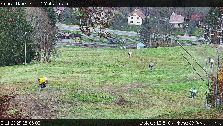 Skiareál Karolinka - Město Karolinka - 2.11.2025 v 15:05 Skiareál Karolinka - Město Karolinka - 2.11.2025 v 15:05