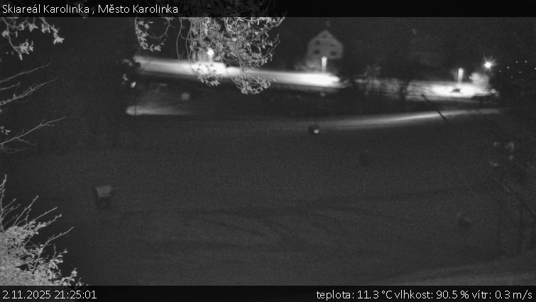 Skiareál Karolinka - Město Karolinka - 2.11.2025 v 21:25 Skiareál Karolinka - Město Karolinka - 2.11.2025 v 21:25