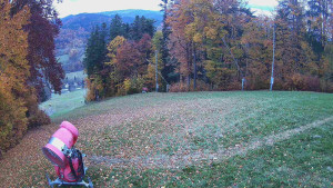 Skiareál Karolinka  - Prostřední část sjezdovky a snowpark - 25.10.2025 v 17:35 Skiareál Karolinka  - Prostřední část sjezdovky a snowpark - 25.10.2025 v 17:35