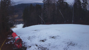 Skiareál Karolinka - Prostřední část sjezdovky a snowpark - 6.12.2025 v 07:20 Skiareál Karolinka - Prostřední část sjezdovky a snowpark - 6.12.2025 v 07:20
