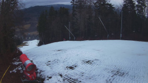Skiareál Karolinka - Prostřední část sjezdovky a snowpark - 6.12.2025 v 07:35 Skiareál Karolinka - Prostřední část sjezdovky a snowpark - 6.12.2025 v 07:35