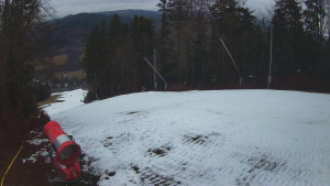 Skiareál Karolinka - Prostřední část sjezdovky a snowpark - 6.12.2025 v 08:05 Skiareál Karolinka - Prostřední část sjezdovky a snowpark - 6.12.2025 v 08:05