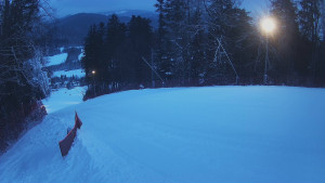Skiareál Karolinka - Prostřední část sjezdovky a snowpark - 7.1.2026 v 07:32 Skiareál Karolinka - Prostřední část sjezdovky a snowpark - 7.1.2026 v 07:32