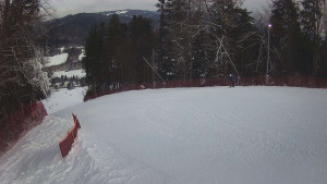 Skiareál Karolinka - Prostřední část sjezdovky a snowpark - 7.1.2026 v 09:50 Skiareál Karolinka - Prostřední část sjezdovky a snowpark - 7.1.2026 v 09:50