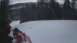 Skiareál Karolinka - Prostřední část sjezdovky a snowpark - 14.2.2026 v 06:32 Skiareál Karolinka - Prostřední část sjezdovky a snowpark - 14.2.2026 v 06:32