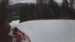 Skiareál Karolinka - Prostřední část sjezdovky a snowpark - 14.2.2026 v 12:02 Skiareál Karolinka - Prostřední část sjezdovky a snowpark - 14.2.2026 v 12:02