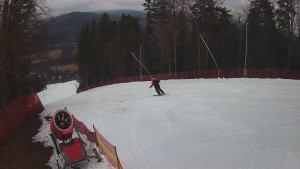 Skiareál Karolinka - Prostřední část sjezdovky a snowpark - 14.2.2026 v 13:02 Skiareál Karolinka - Prostřední část sjezdovky a snowpark - 14.2.2026 v 13:02