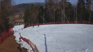 Skiareál Karolinka - Prostřední část sjezdovky a snowpark - 3.3.2026 v 11:25 Skiareál Karolinka - Prostřední část sjezdovky a snowpark - 3.3.2026 v 11:25