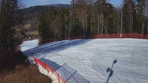 Skiareál Karolinka - Prostřední část sjezdovky a snowpark - 9.3.2026 v 14:25 Skiareál Karolinka - Prostřední část sjezdovky a snowpark - 9.3.2026 v 14:25