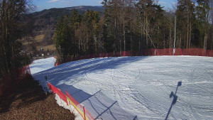 Skiareál Karolinka - Prostřední část sjezdovky a snowpark - 9.3.2026 v 14:50 Skiareál Karolinka - Prostřední část sjezdovky a snowpark - 9.3.2026 v 14:50