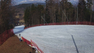Skiareál Karolinka - Prostřední část sjezdovky a snowpark - 12.3.2026 v 12:10 Skiareál Karolinka - Prostřední část sjezdovky a snowpark - 12.3.2026 v 12:10