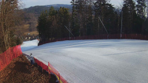 Skiareál Karolinka - Prostřední část sjezdovky a snowpark - 13.3.2026 v 08:20 Skiareál Karolinka - Prostřední část sjezdovky a snowpark - 13.3.2026 v 08:20