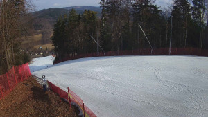 Skiareál Karolinka - Prostřední část sjezdovky a snowpark - 13.3.2026 v 09:02 Skiareál Karolinka - Prostřední část sjezdovky a snowpark - 13.3.2026 v 09:02