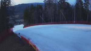 Skiareál Karolinka - Prostřední část sjezdovky a snowpark - 13.3.2026 v 18:05 Skiareál Karolinka - Prostřední část sjezdovky a snowpark - 13.3.2026 v 18:05