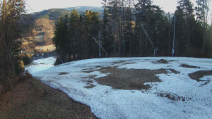 Skiareál Karolinka - Prostřední část sjezdovky a snowpark - 19.3.2026 v 06:50 Skiareál Karolinka - Prostřední část sjezdovky a snowpark - 19.3.2026 v 06:50