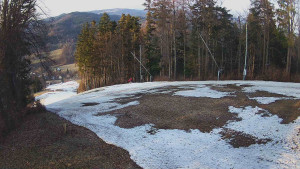 Skiareál Karolinka - Prostřední část sjezdovky a snowpark - 19.3.2026 v 17:05 Skiareál Karolinka - Prostřední část sjezdovky a snowpark - 19.3.2026 v 17:05