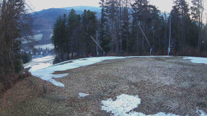 Skiareál Karolinka - Prostřední část sjezdovky a snowpark - 25.3.2026 v 05:40 Skiareál Karolinka - Prostřední část sjezdovky a snowpark - 25.3.2026 v 05:40