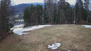 Skiareál Karolinka - Prostřední část sjezdovky a snowpark - 25.3.2026 v 13:35 Skiareál Karolinka - Prostřední část sjezdovky a snowpark - 25.3.2026 v 13:35