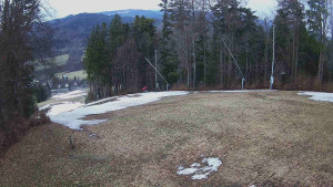 Skiareál Karolinka - Prostřední část sjezdovky a snowpark - 25.3.2026 v 16:05 Skiareál Karolinka - Prostřední část sjezdovky a snowpark - 25.3.2026 v 16:05