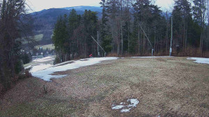 Skiareál Karolinka - Prostřední část sjezdovky a snowpark - 25.3.2026 v 17:35 Skiareál Karolinka - Prostřední část sjezdovky a snowpark - 25.3.2026 v 17:35