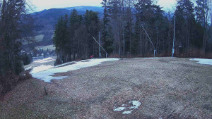 Skiareál Karolinka - Prostřední část sjezdovky a snowpark - 25.3.2026 v 18:05 Skiareál Karolinka - Prostřední část sjezdovky a snowpark - 25.3.2026 v 18:05