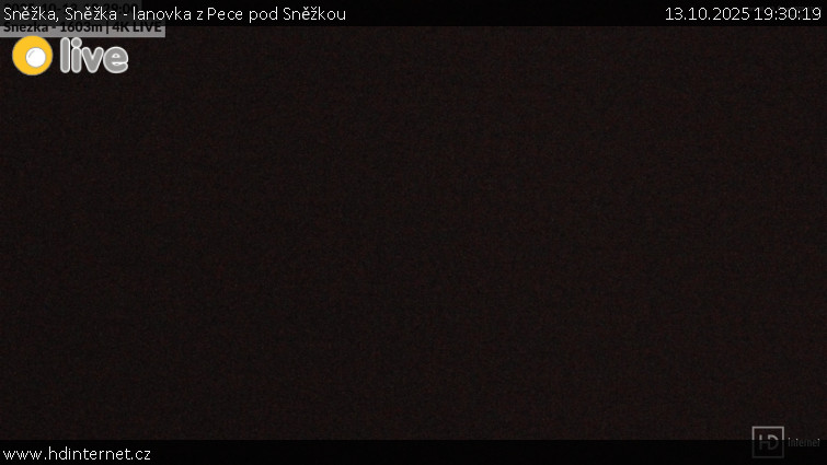 Sněžka - Sněžka - lanovka z Pece pod Sněžkou - 13.10.2025 v 19:30 Sněžka - Sněžka - lanovka z Pece pod Sněžkou - 13.10.2025 v 19:30