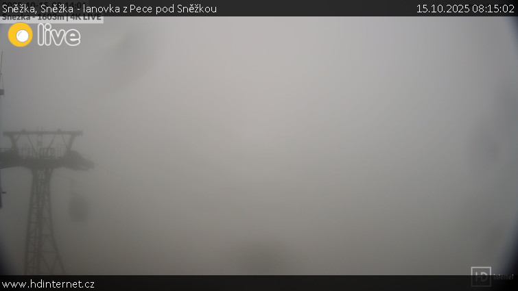 Sněžka - Sněžka - lanovka z Pece pod Sněžkou - 15.10.2025 v 08:15 Sněžka - Sněžka - lanovka z Pece pod Sněžkou - 15.10.2025 v 08:15