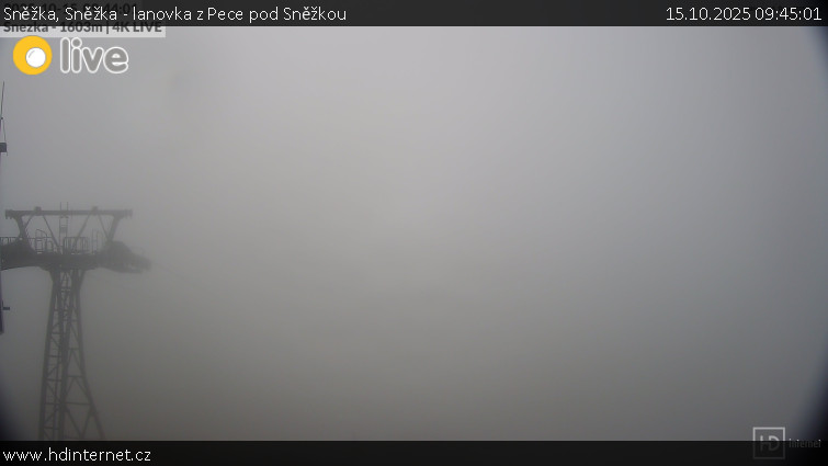 Sněžka - Sněžka - lanovka z Pece pod Sněžkou - 15.10.2025 v 09:45 Sněžka - Sněžka - lanovka z Pece pod Sněžkou - 15.10.2025 v 09:45