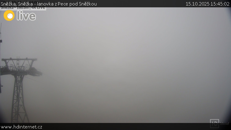 Sněžka - Sněžka - lanovka z Pece pod Sněžkou - 15.10.2025 v 15:45 Sněžka - Sněžka - lanovka z Pece pod Sněžkou - 15.10.2025 v 15:45
