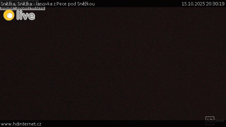 Sněžka - Sněžka - lanovka z Pece pod Sněžkou - 15.10.2025 v 20:30 Sněžka - Sněžka - lanovka z Pece pod Sněžkou - 15.10.2025 v 20:30