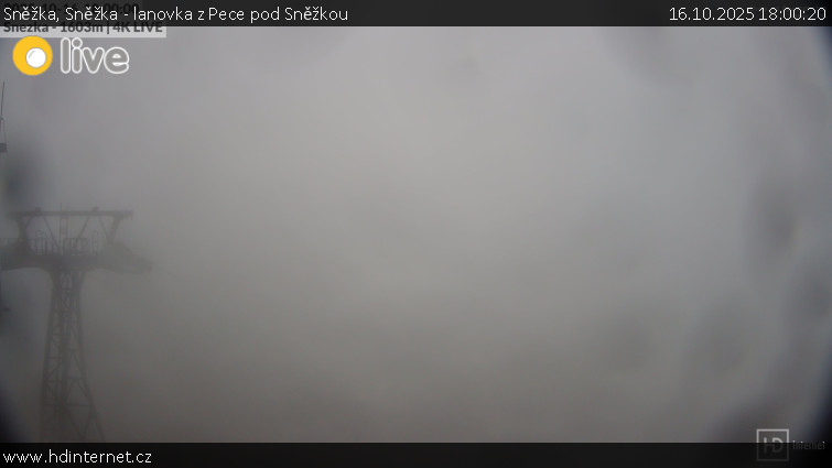 Sněžka - Sněžka - lanovka z Pece pod Sněžkou - 16.10.2025 v 18:00 Sněžka - Sněžka - lanovka z Pece pod Sněžkou - 16.10.2025 v 18:00